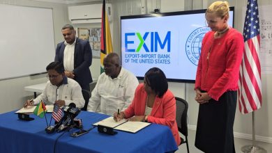 Photo of Guyana, US EXIM Bank ink `game changer’  US$527m pact