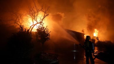 Photo of Tens of thousands flee as wildfires tear through Los Angeles area