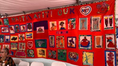 Photo of Heartfelt collaboration on statement quilt offered support to migrant Haitians facing challenges here