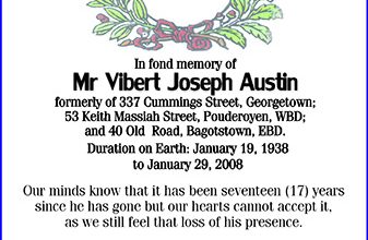 Photo of Mr Vibert Joseph Austin