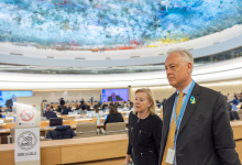 Photo of Dozens of delegates walk out of Russia’s speech to UN rights council