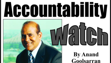 Photo of Transparency International’s assessment of Guyana’s standing over the years on the Corruption Perceptions Index