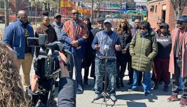 Photo of Clergy, community back Farah Louis, sister at Brooklyn press conference