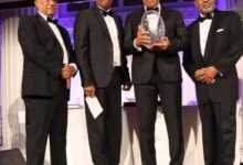 Photo of Holness awarded AFUWI’s prestigious Legacy prize