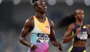 Photo of Shericka Jackson dominates in Diamond League 200m