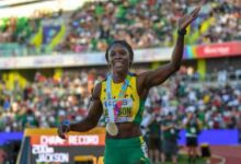 Photo of Shericka Jackson makes strong outdoor start