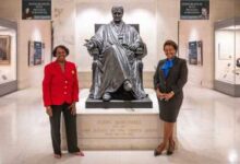 Photo of Vincentian attorney sworn into US Supreme Court Bar in front of all nine justices