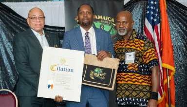 Photo of Trinidadian-American entrepreneur Keita Charles receives Caribbean American Heritage Award in Nassau County