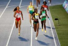 Photo of Track and field medals for Jamaica; LaFond captured gold for Dominica